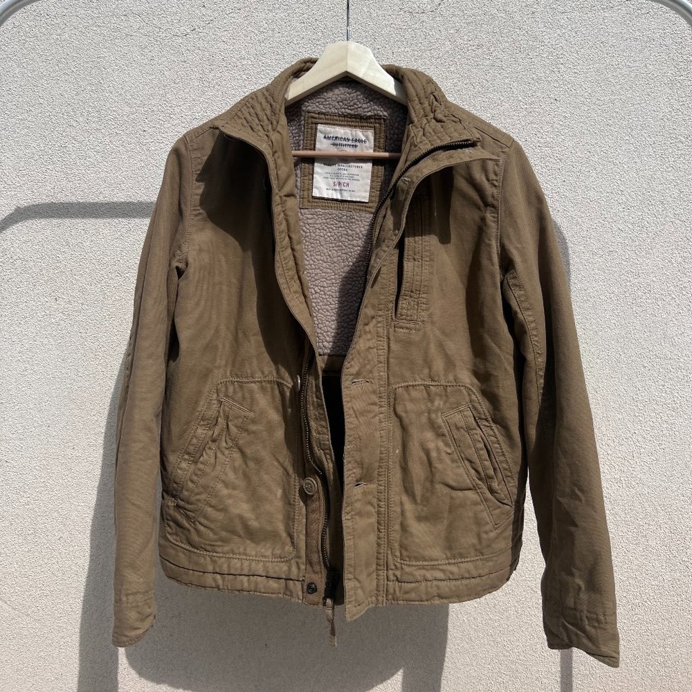 Americal Eagle Outfitters Khaki Military Jacket